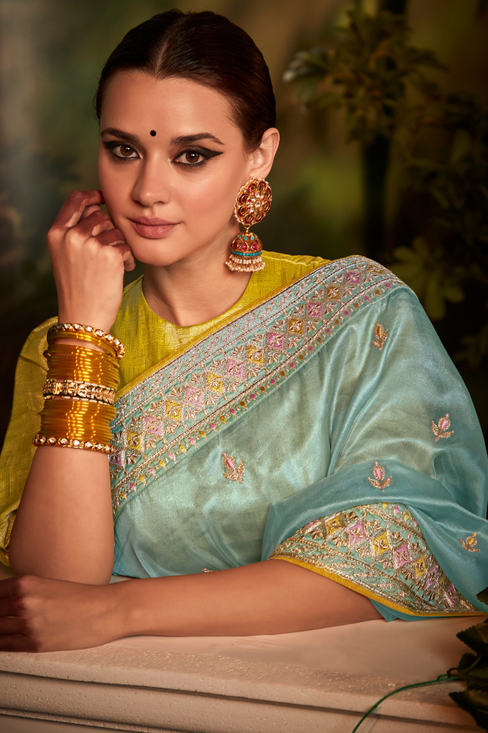 Designer Heavy Fancy Saree with Luxe Detailing