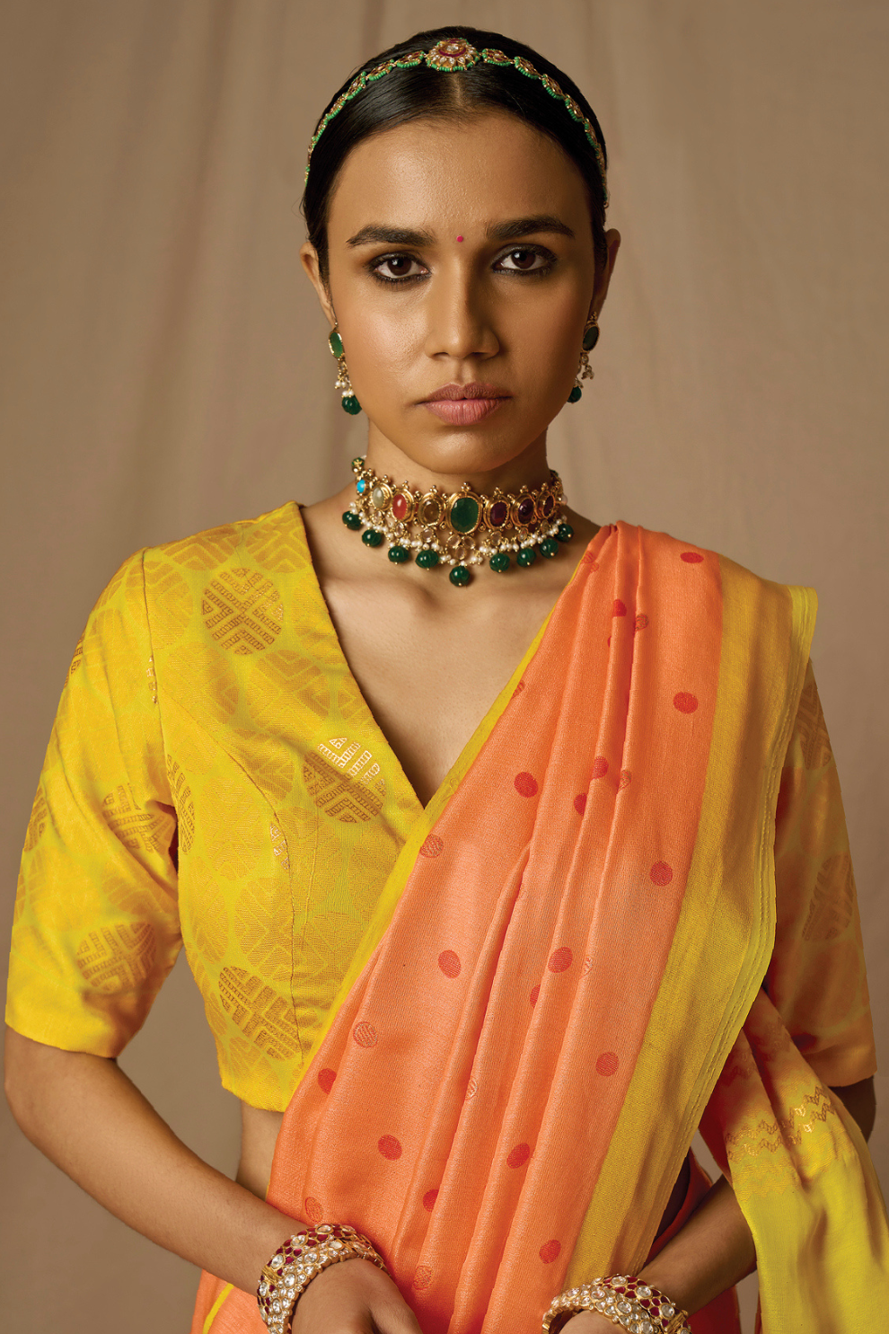 Soft Brasso Floral Printed Saree with Graceful Drape and Lightweight