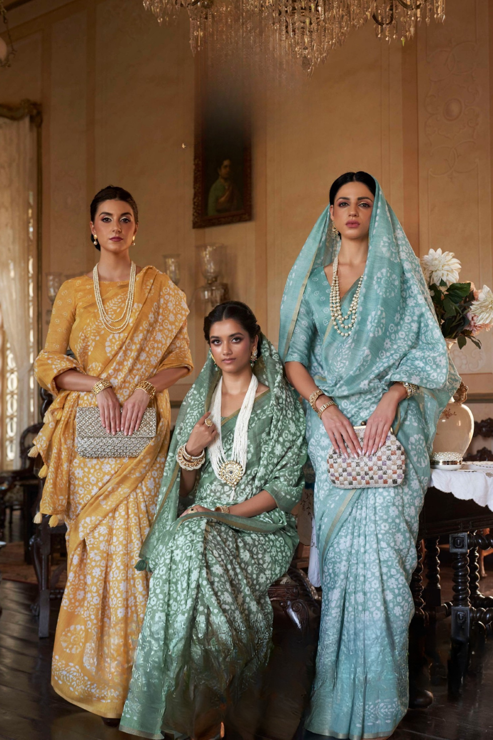 Graceful Bagru Cotton Saree with Dabu Zari Design