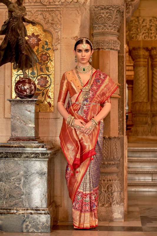 Banarasi Silk Saree with Royal Weaving and Rich Finish