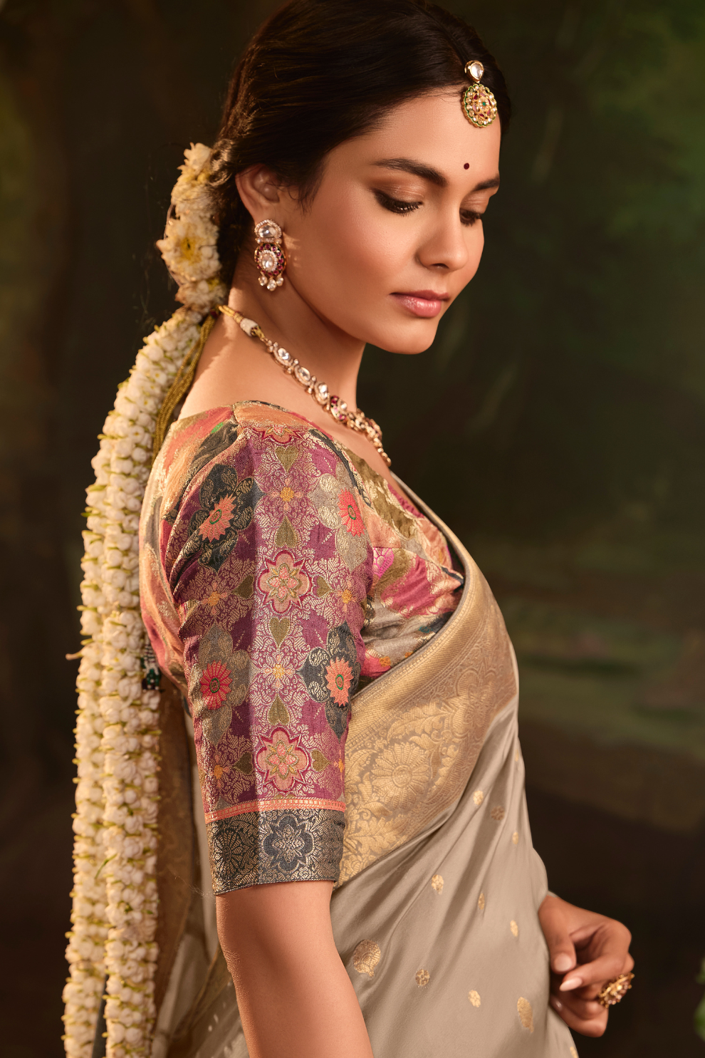Dola Silk Designer Saree with Heavy Zari Weaving Elegance