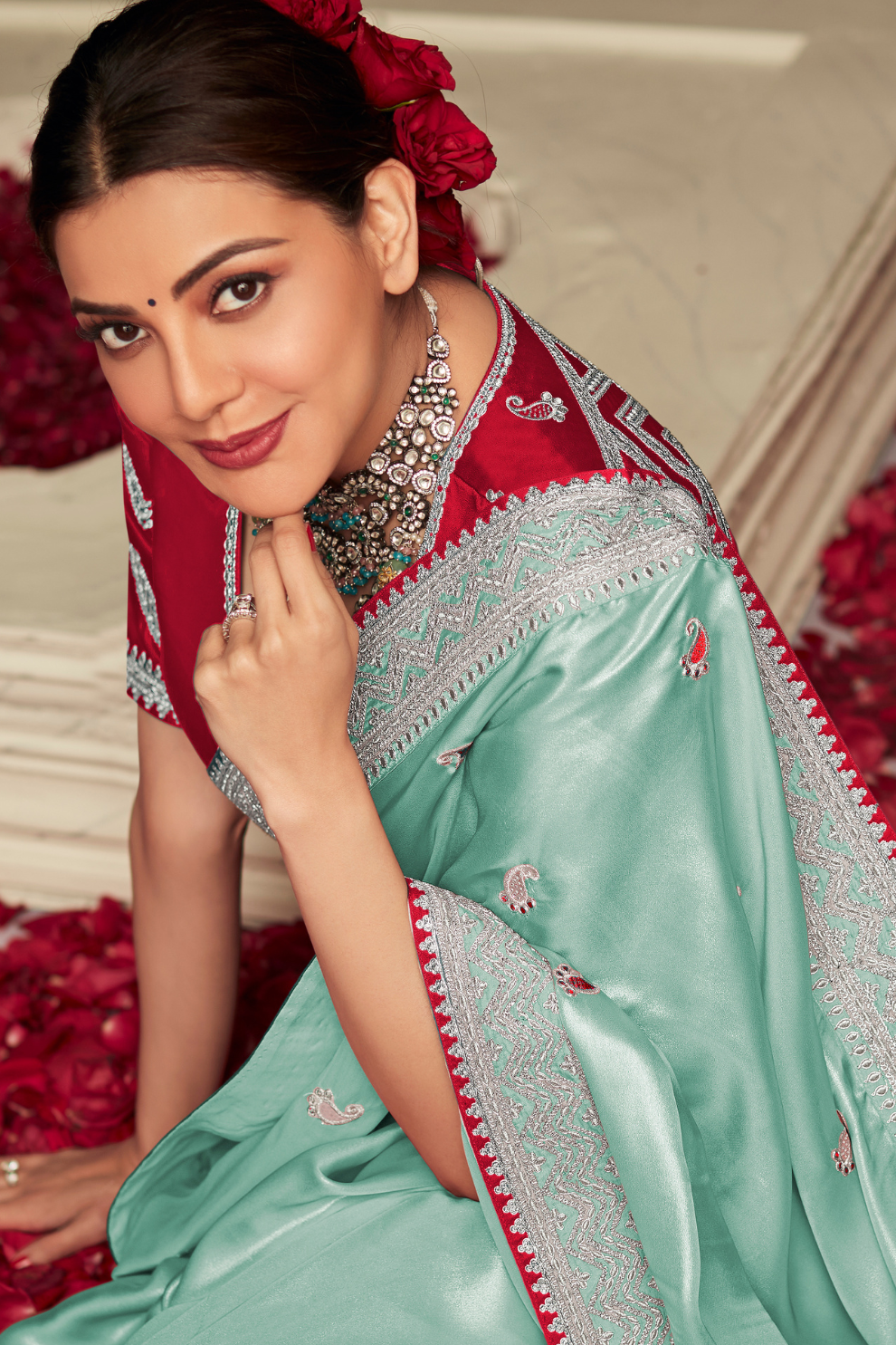 Designer Heavy Fancy Saree with Luxe Detailing for Grand Occasions