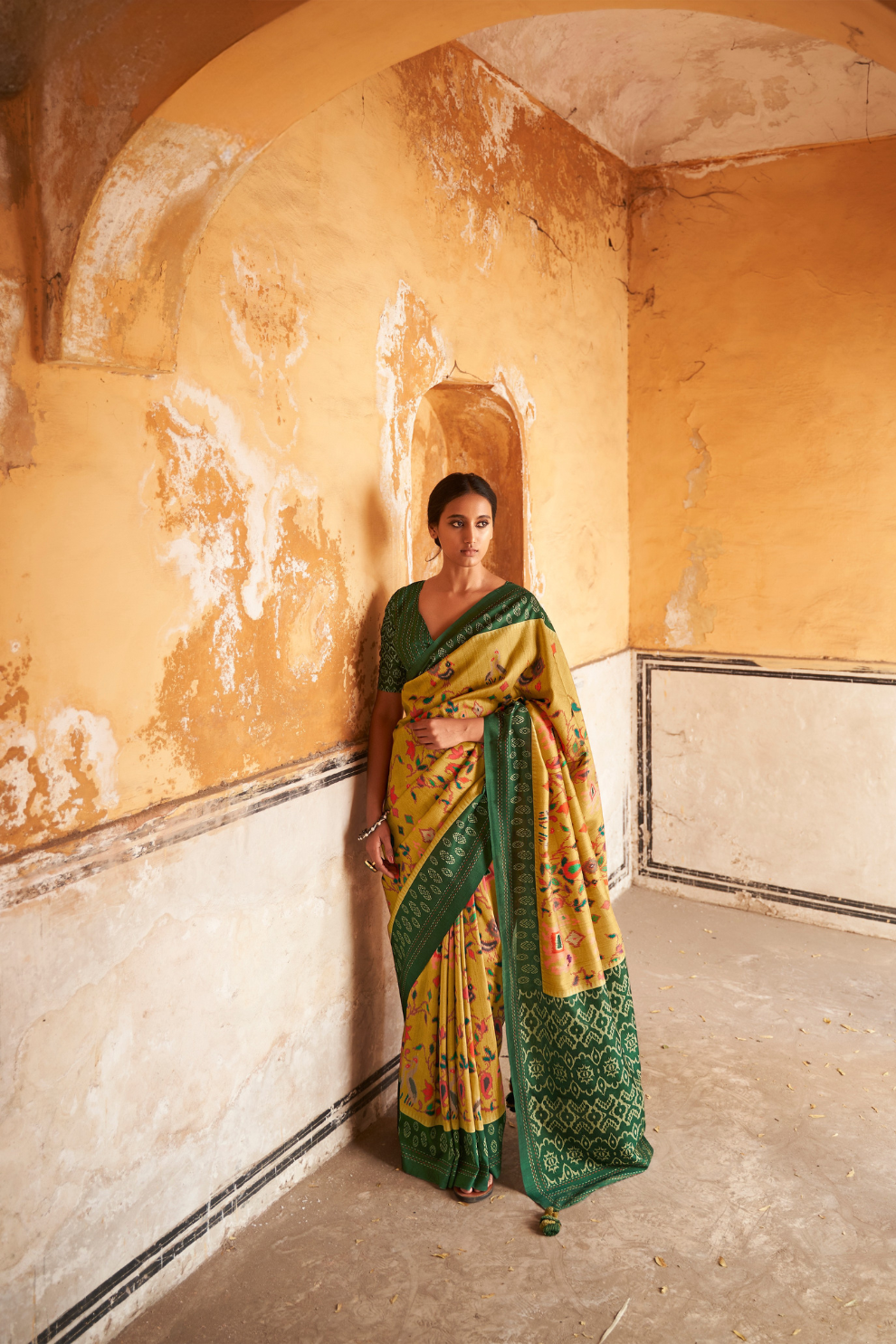 Elegant Patola Print Tussar Silk Saree for Festive Wear