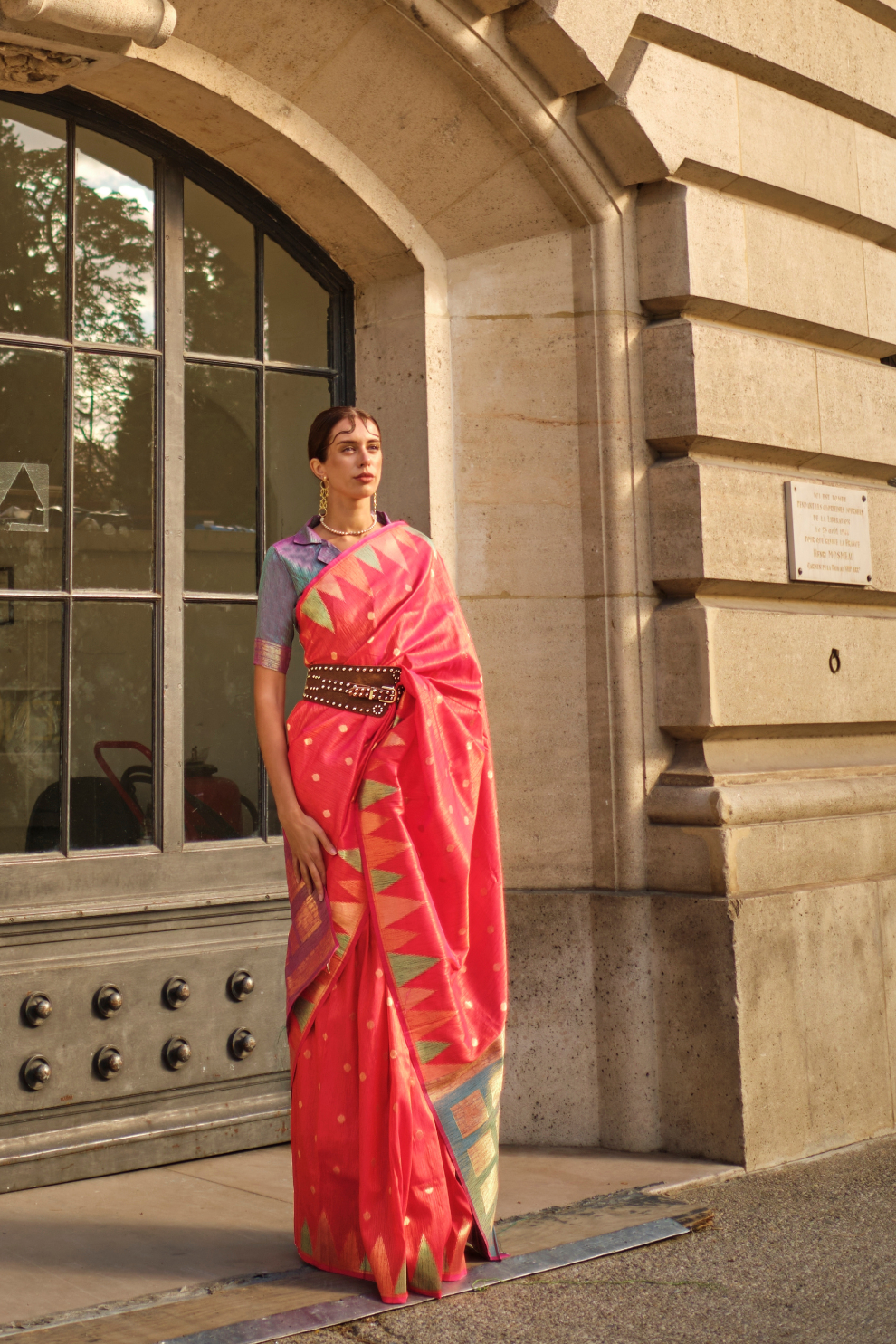 Banarasi Kadhi Silk Saree with Rich Traditional Weaving
