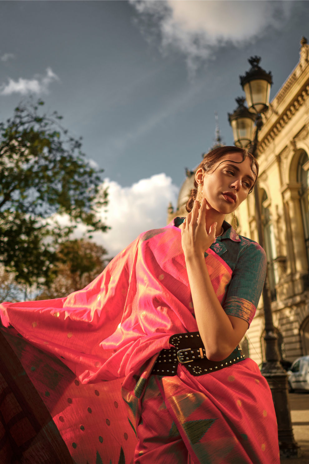 Banarasi Kadhi Silk Saree with Rich Traditional Weaving