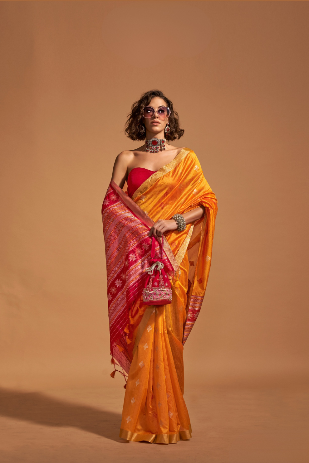Handloom Weaving Silk Saree with Elegant Designer Finish
