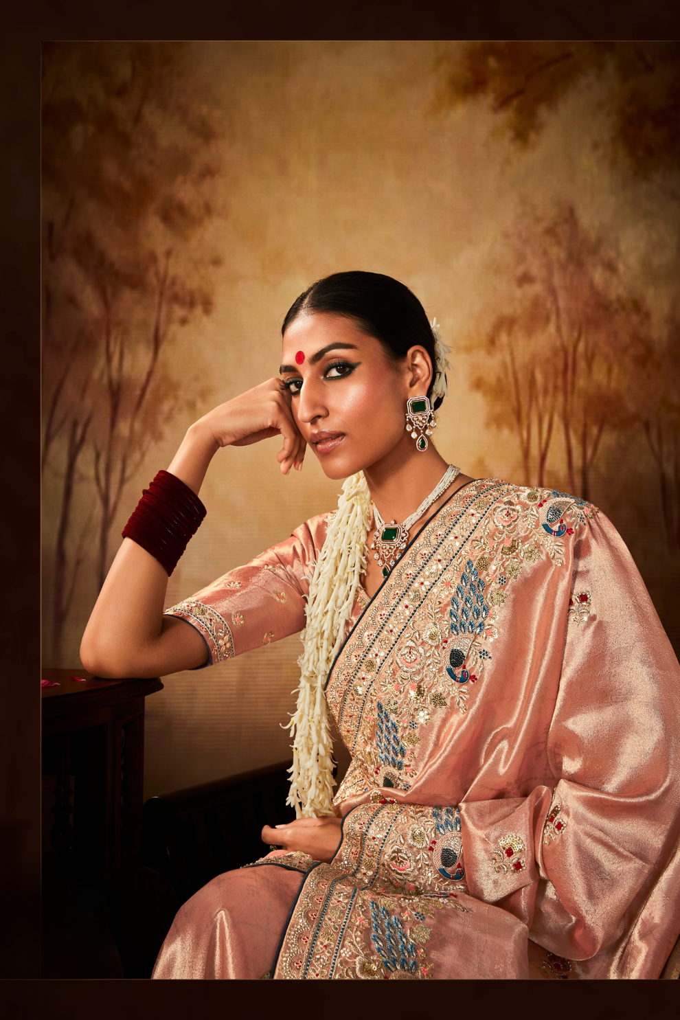 Beautiful Designer Pure Banarasi Kanjivaram Saree for Occasions