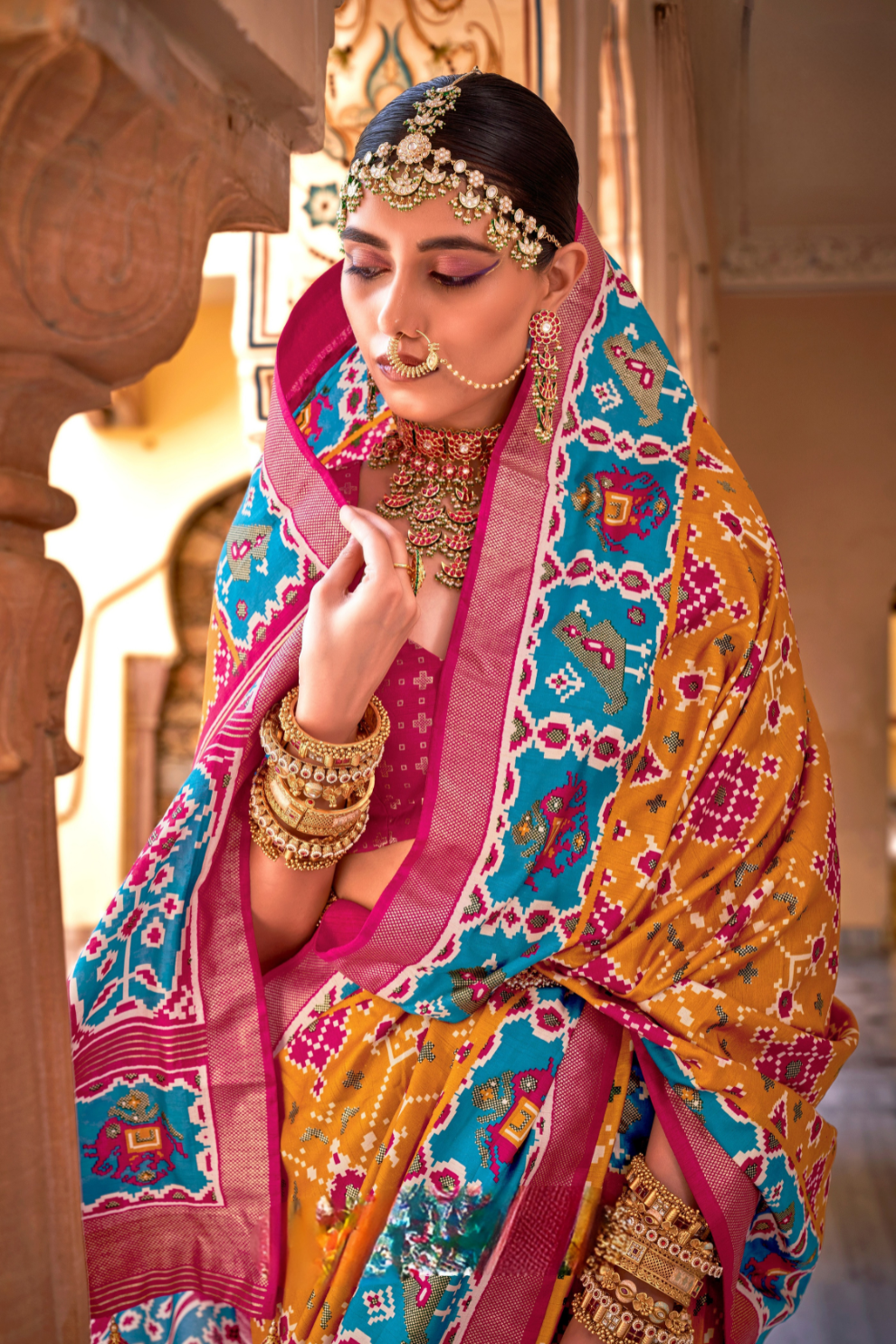 Graceful Art Silk Party Saree with Subtle Shine