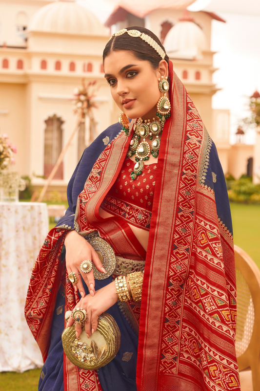 Luxury Finish Sigma Silk Saree with Mercerized Glossy Touch
