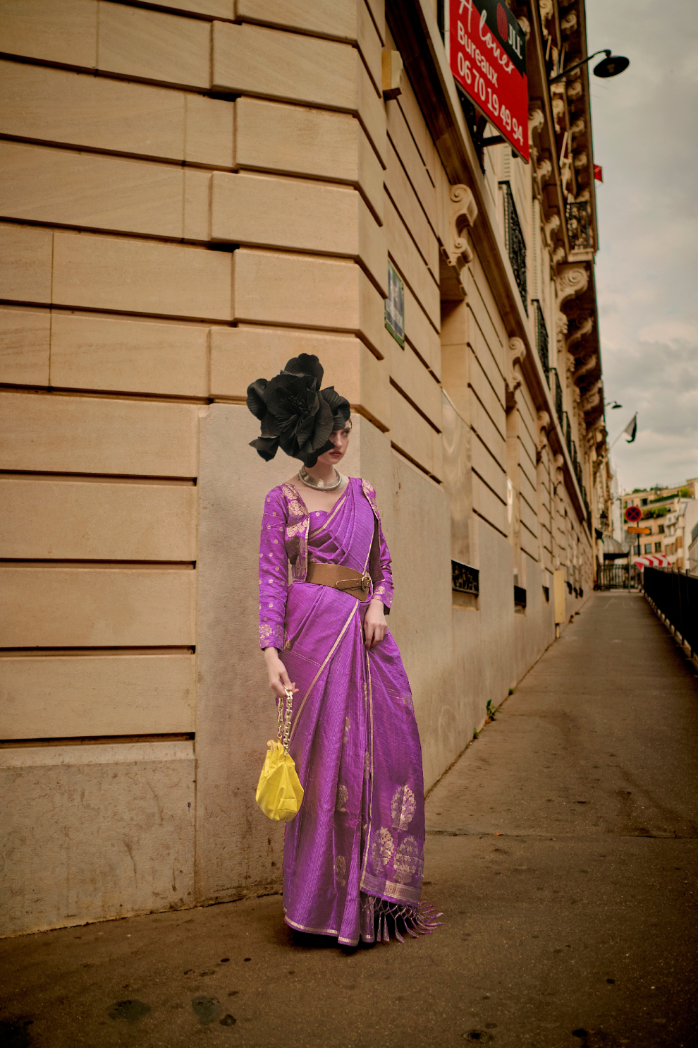 Zari Handloom Woven Satin Silk Saree with Lustrous Finish