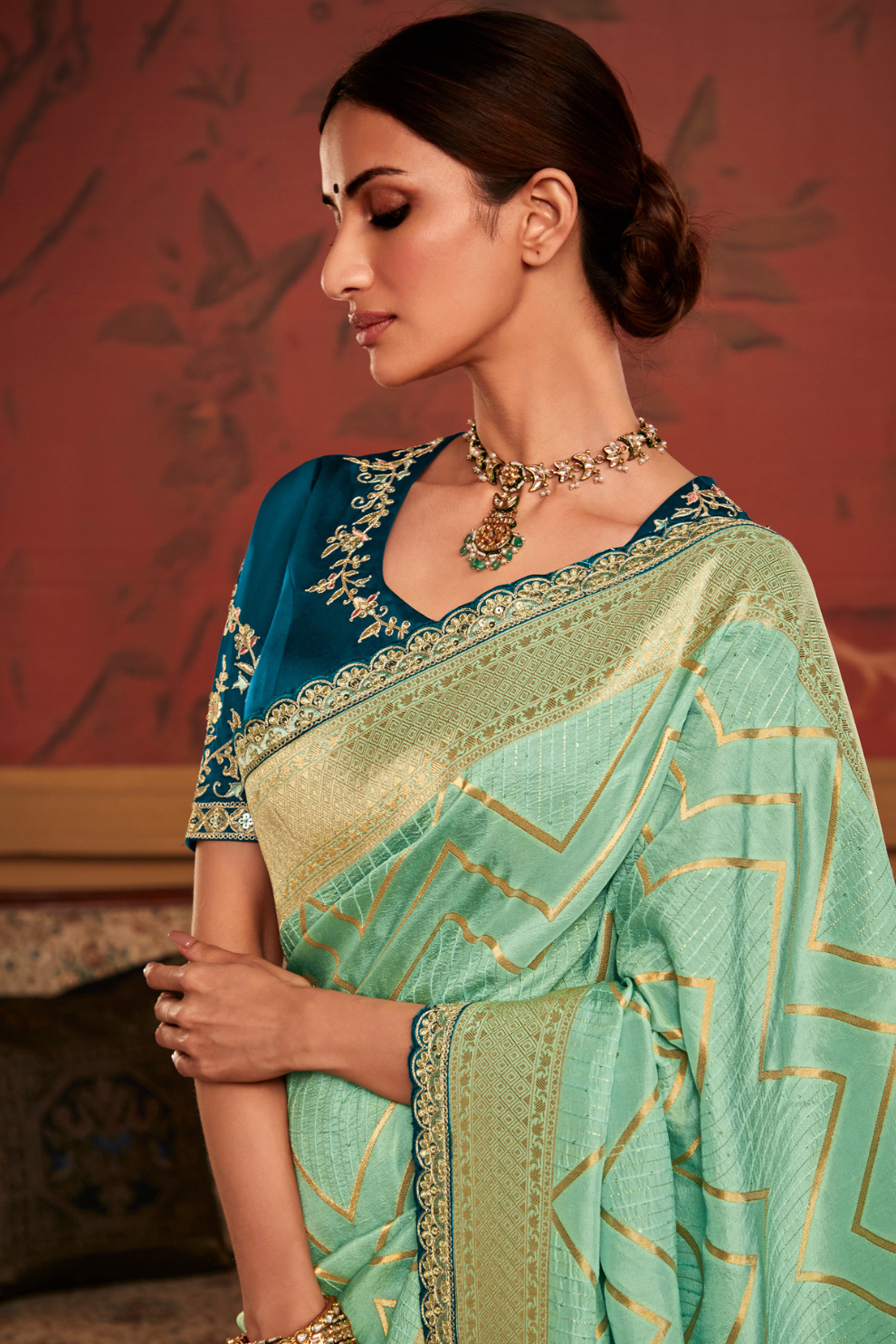 Glamour Unleashed Stunning Party Wear Saree for the Bold & Beautiful