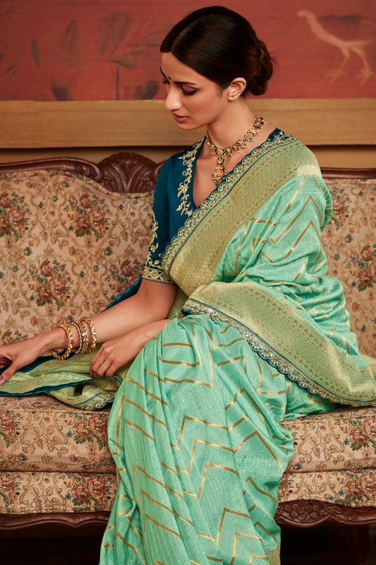 Glamour Unleashed Stunning Party Wear Saree for the Bold & Beautiful