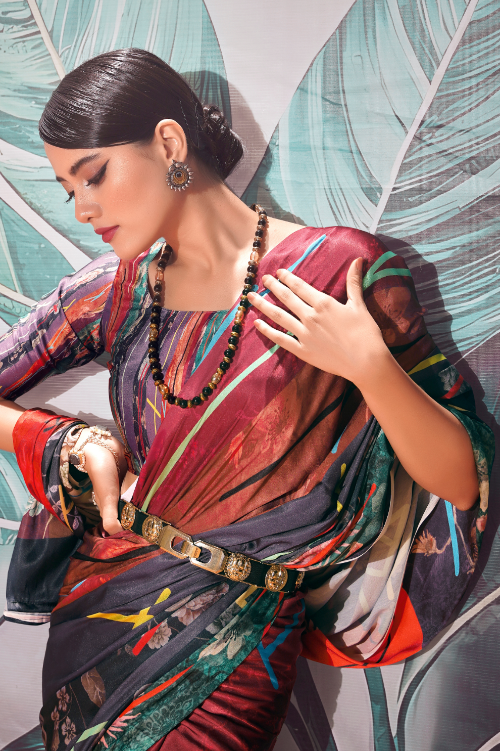 Soft Satin with Digital Print - LaVante Fashion