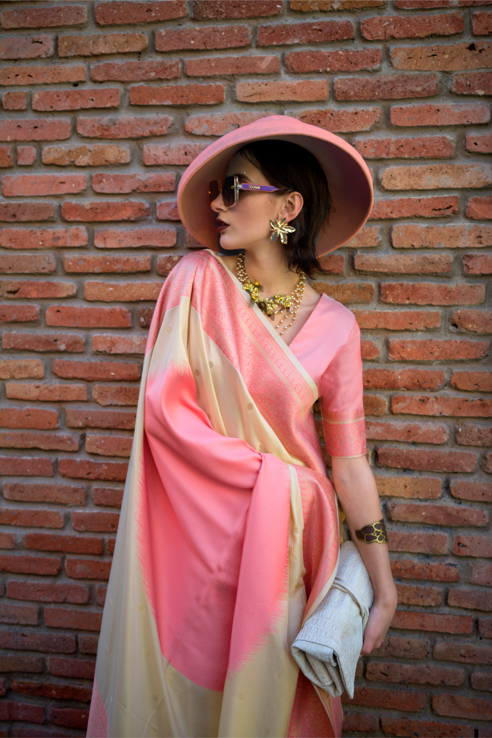 Banarasi Soft Silk Saree with Traditional Zari Weaving