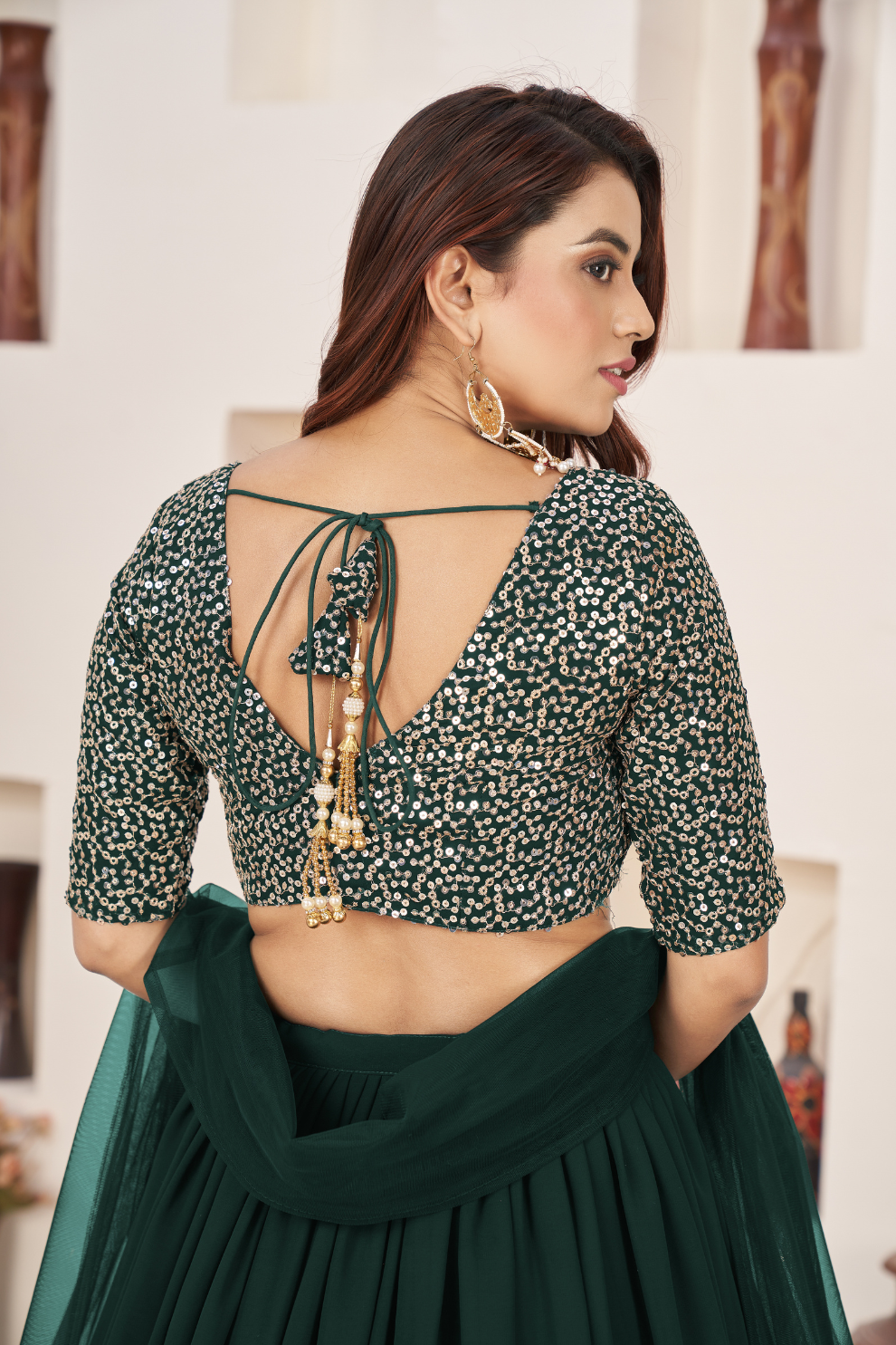 Graceful Ensemble with Sequins and Zari Embroidered Work