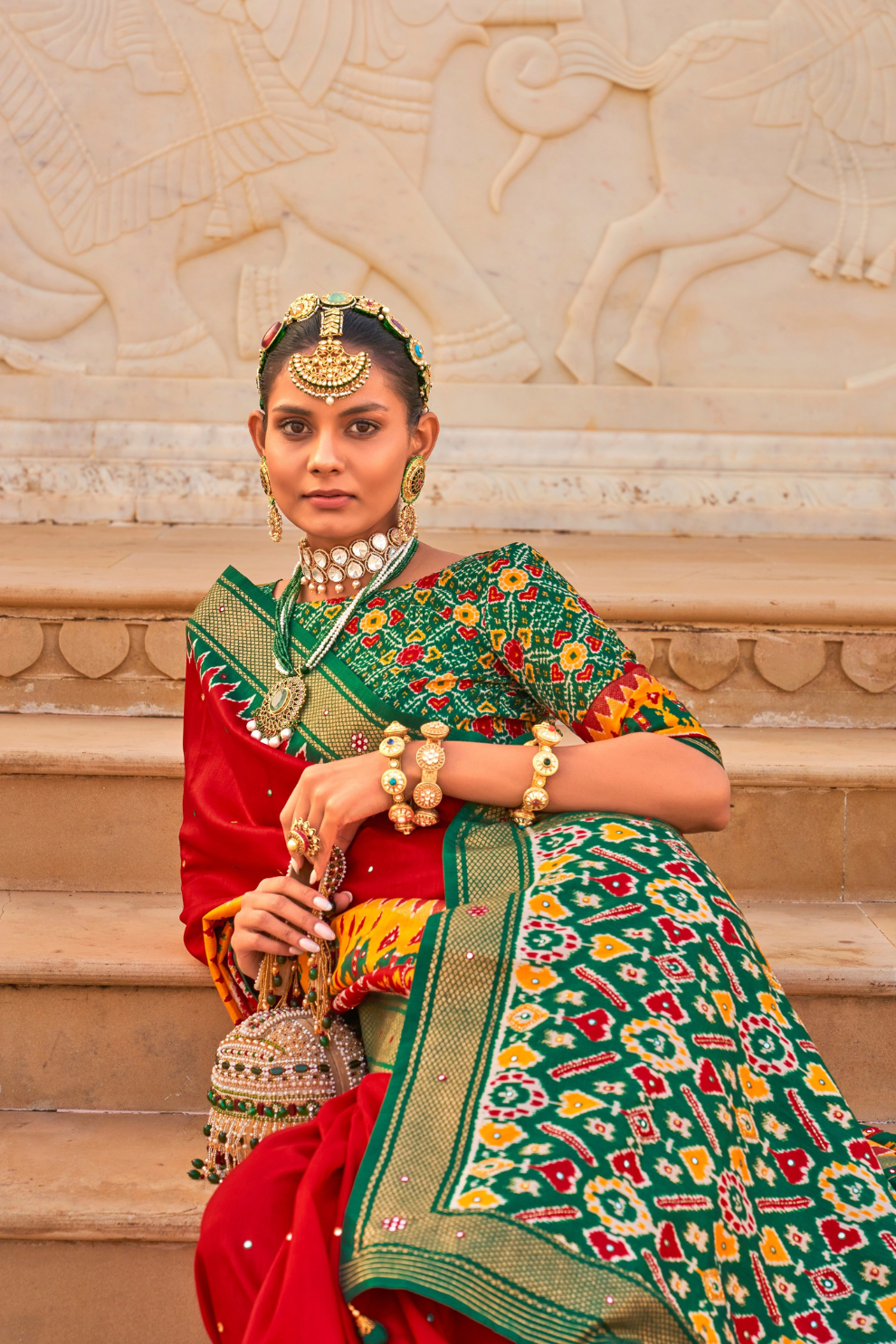 Elegant Patola Silk Saree in Smooth Designer Style