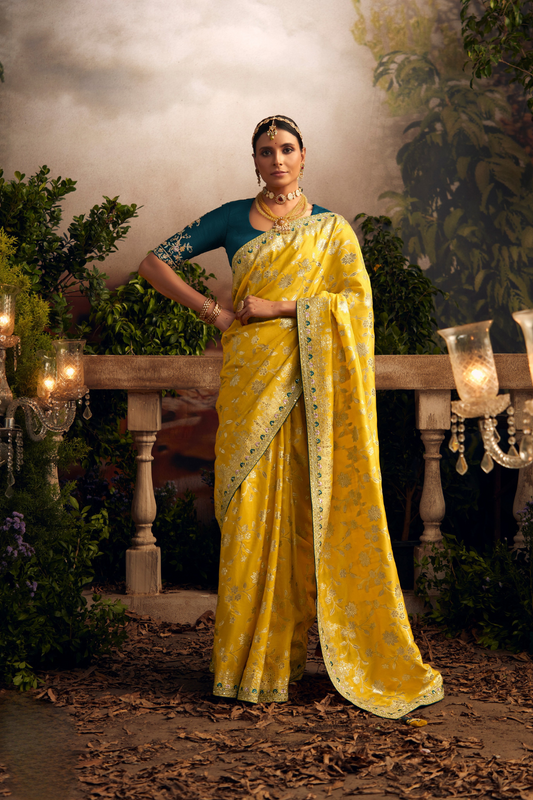 Draped in Elegance Gorgeous Viscose Dolla Silk Saree