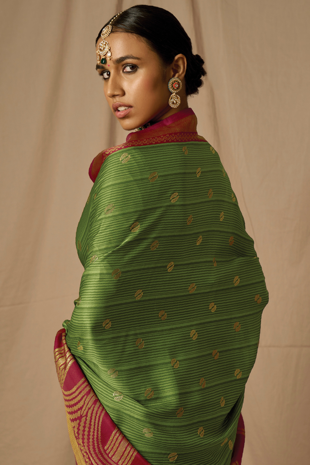 Soft Brasso Floral Printed Saree with Graceful Drape and Lightweight