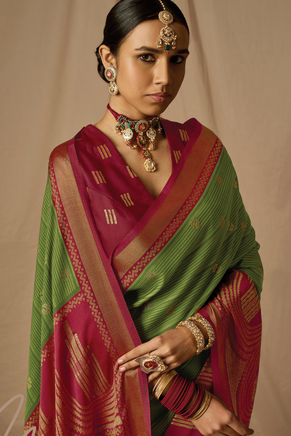 Soft Brasso Floral Printed Saree with Graceful Drape and Lightweight