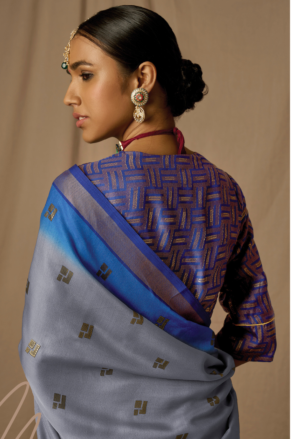 Soft Brasso Floral Printed Saree with Graceful Drape and Lightweight