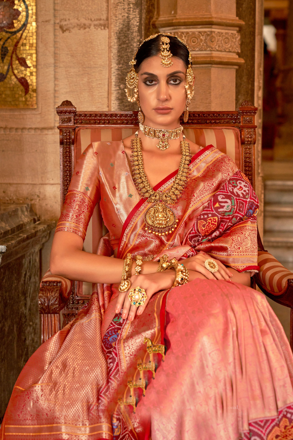 Banarasi Silk Saree with Royal Weaving and Rich Finish