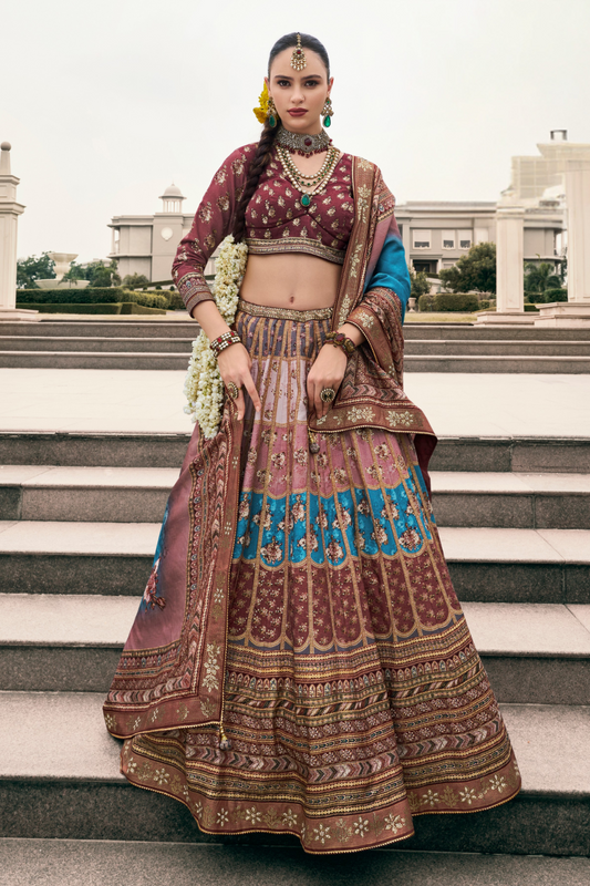 LAVANTE_FASHION_EBROIDERED_BANARASI_SILK_LEHENGA_32 - LaVante Fashion