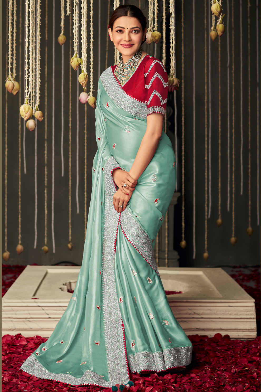 Designer Heavy Fancy Saree with Luxe Detailing for Grand Occasions