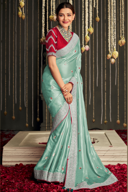 Designer Heavy Fancy Saree with Luxe Detailing for Grand Occasions