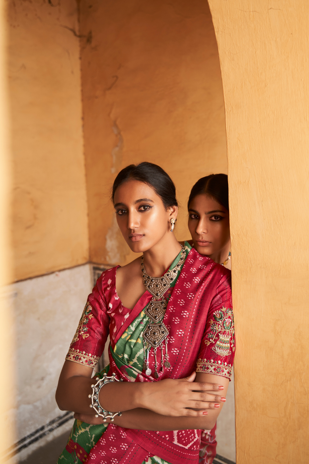 Elegant Patola Print Tussar Silk Saree for Festive Wear