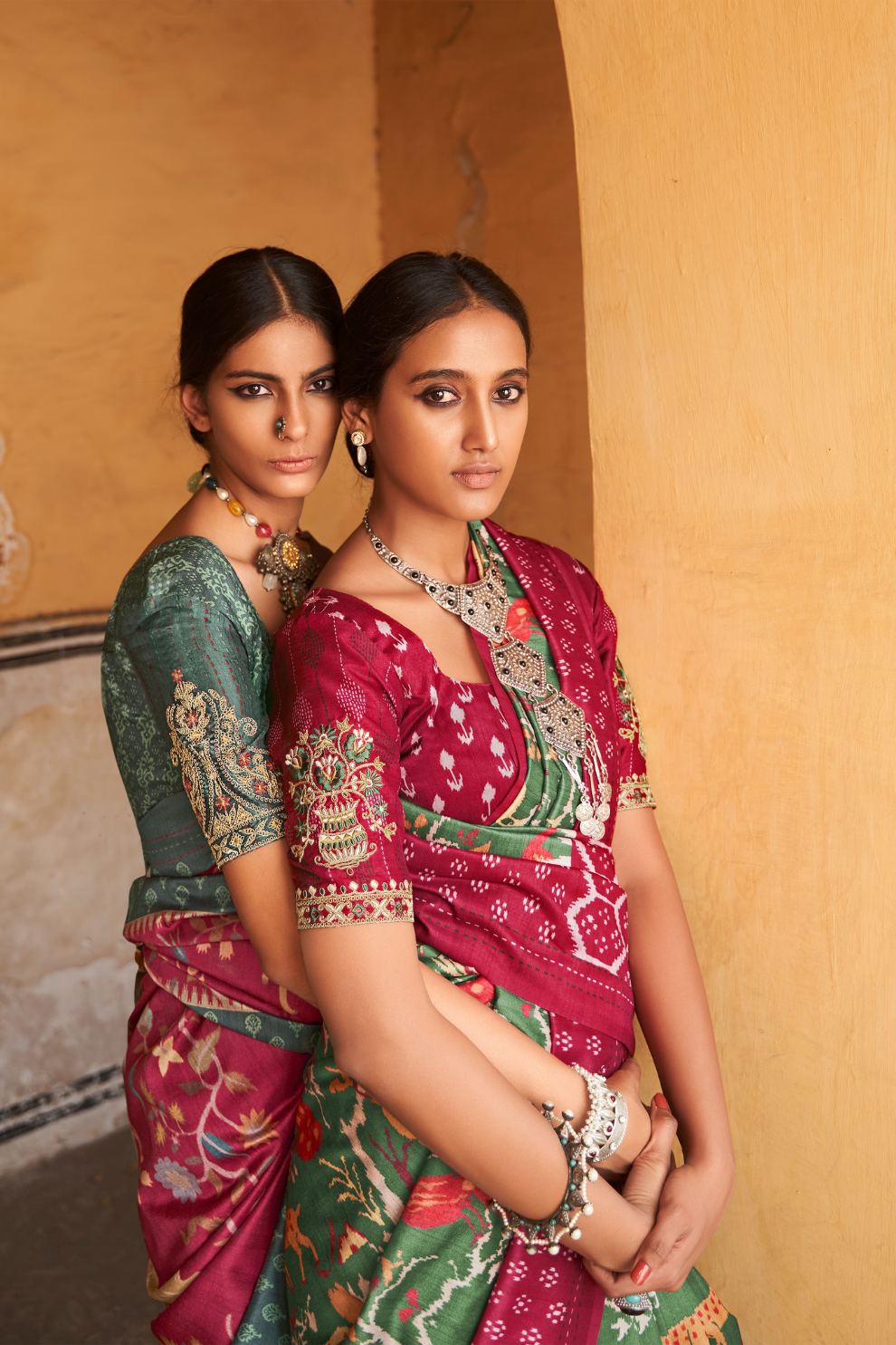 Elegant Patola Print Tussar Silk Saree for Festive Wear