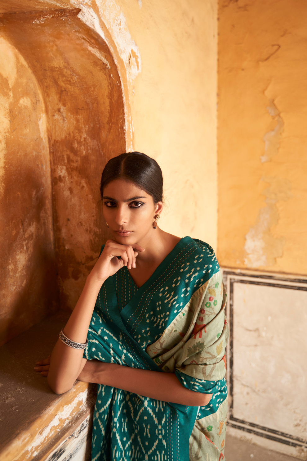 Elegant Patola Print Tussar Silk Saree for Festive Wear