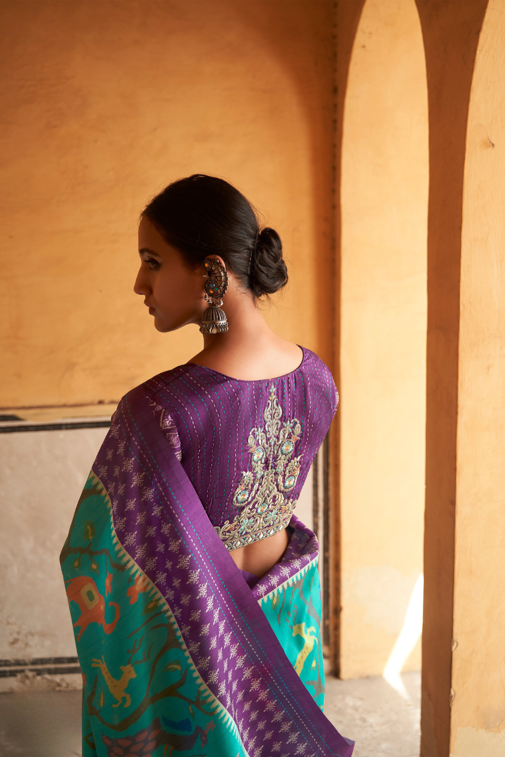 Elegant Patola Print Tussar Silk Saree for Festive Wear