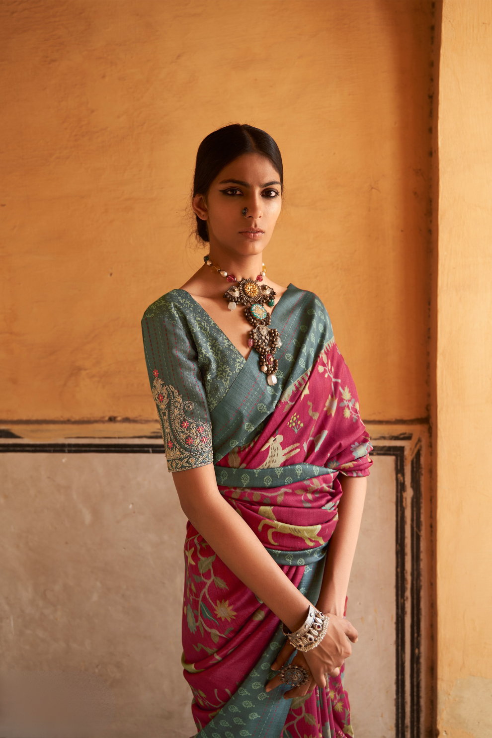 Elegant Patola Print Tussar Silk Saree for Festive Wear