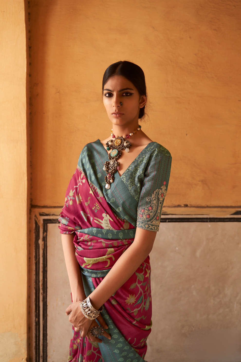 Elegant Patola Print Tussar Silk Saree for Festive Wear