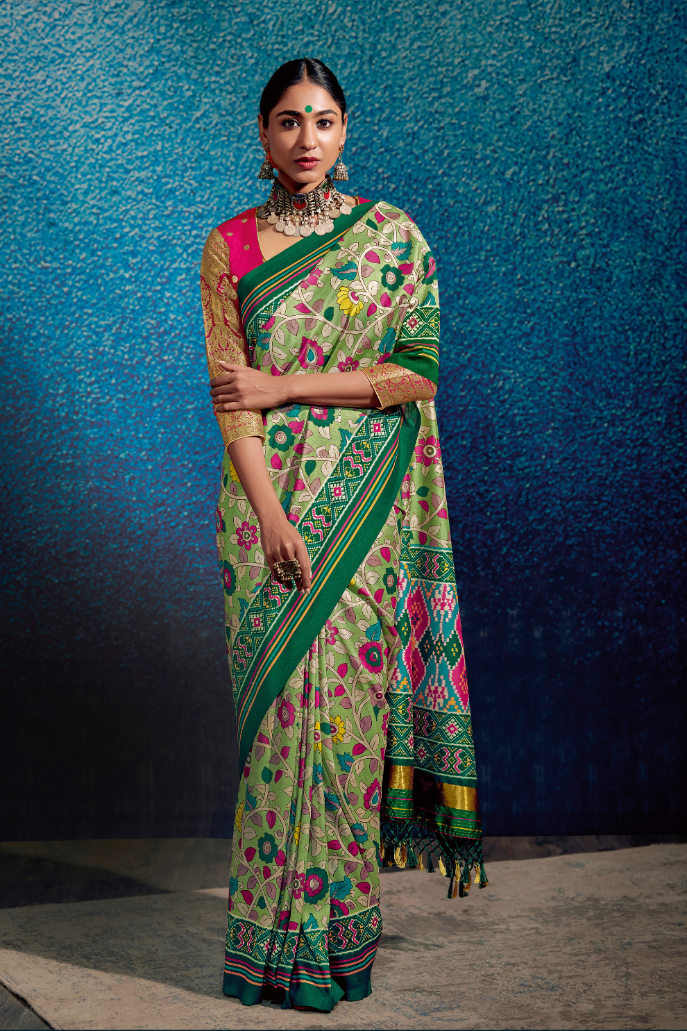 Kalam x Patola Dola Silk Saree with Traditional Charm