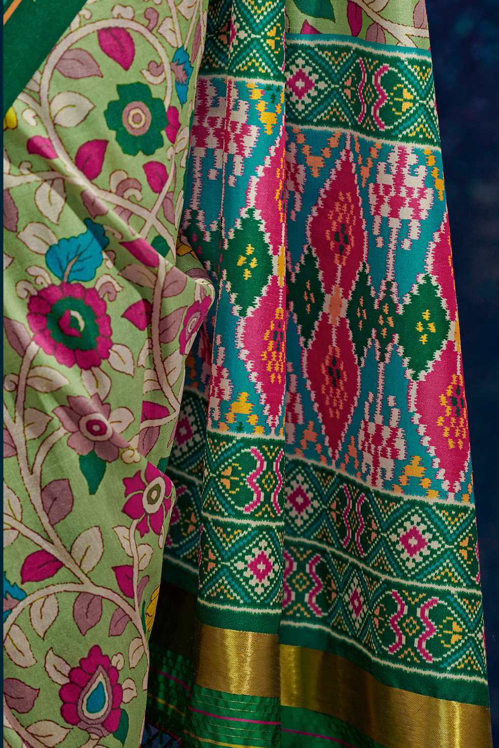 Kalam x Patola Dola Silk Saree with Traditional Charm