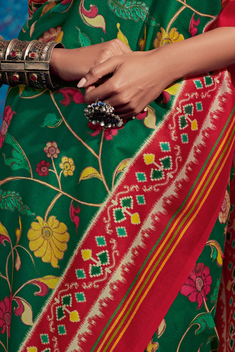 Kalam x Patola Dola Silk Saree with Traditional Charm