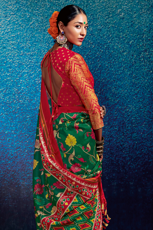 Kalam x Patola Dola Silk Saree with Traditional Charm