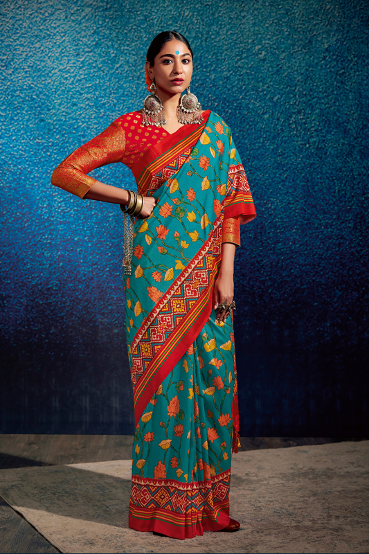 Kalam x Patola Dola Silk Saree with Traditional Charm