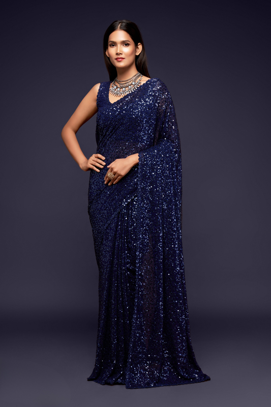 Floral Whispers – Lightweight Georgette with Modern Touch