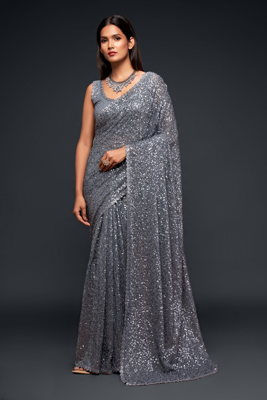 Floral Whispers – Lightweight Georgette with Modern Touch