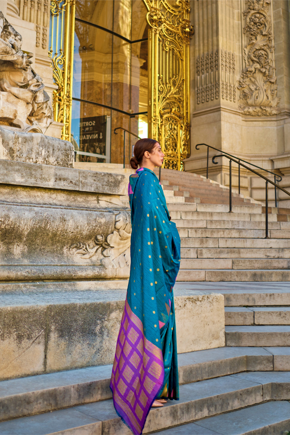 Banarasi Kadhi Silk Saree with Rich Traditional Weaving