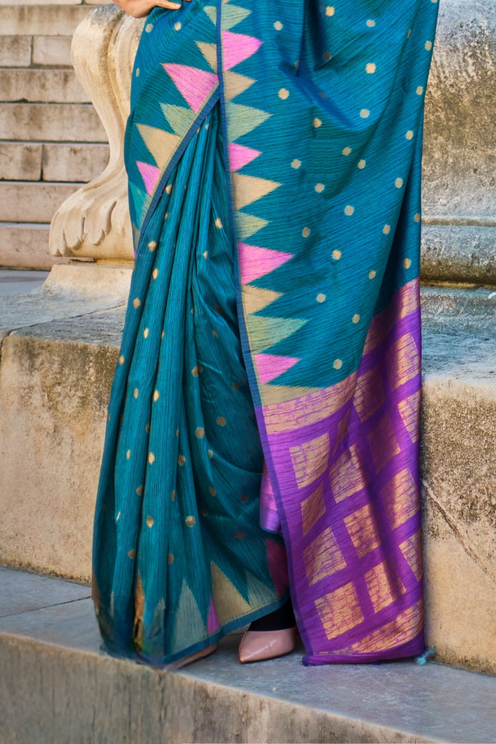 Banarasi Kadhi Silk Saree with Rich Traditional Weaving