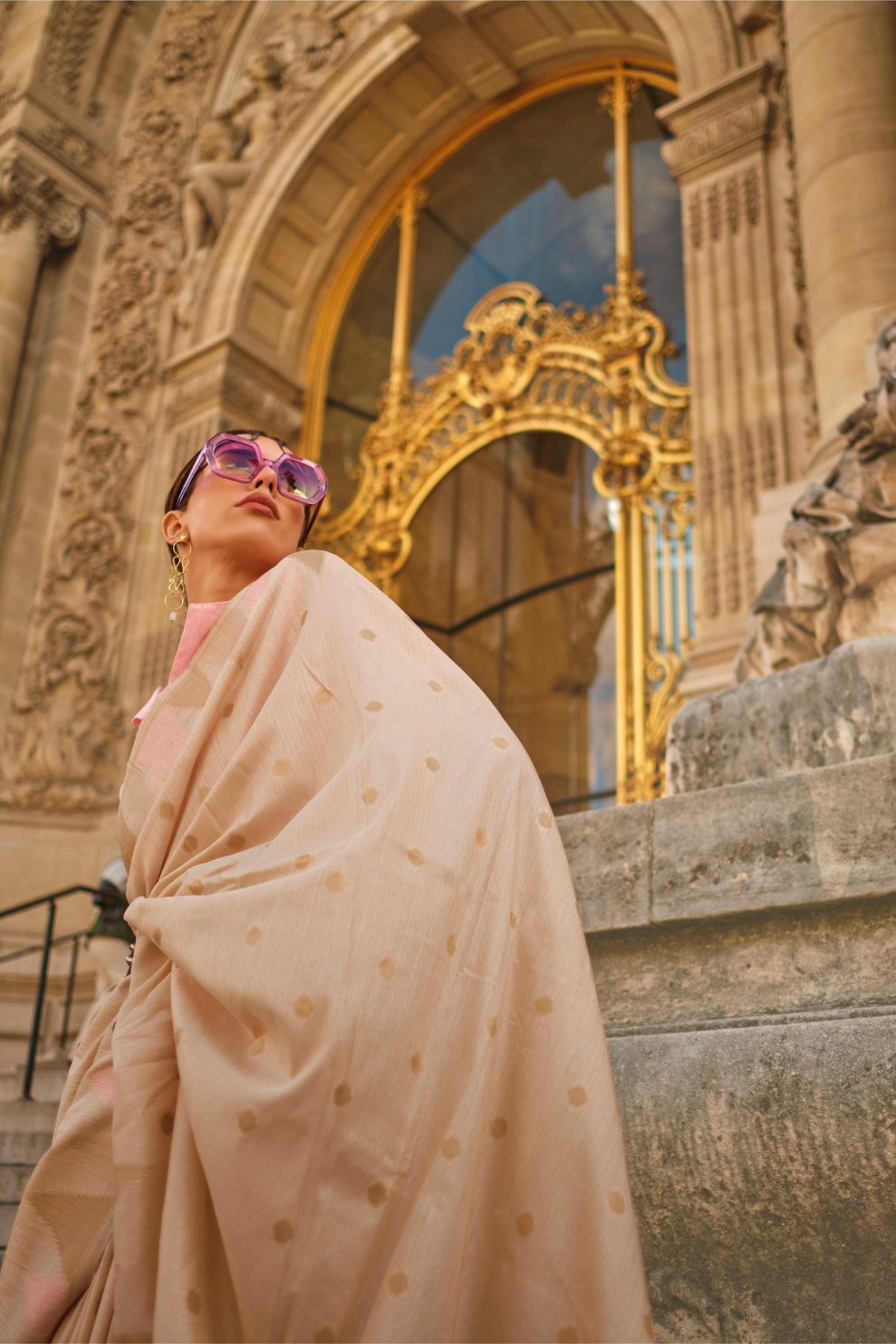 Banarasi Kadhi Silk Saree with Rich Traditional Weaving