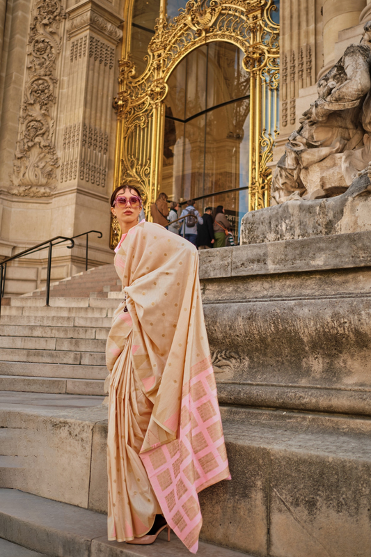 Banarasi Kadhi Silk Saree with Rich Traditional Weaving