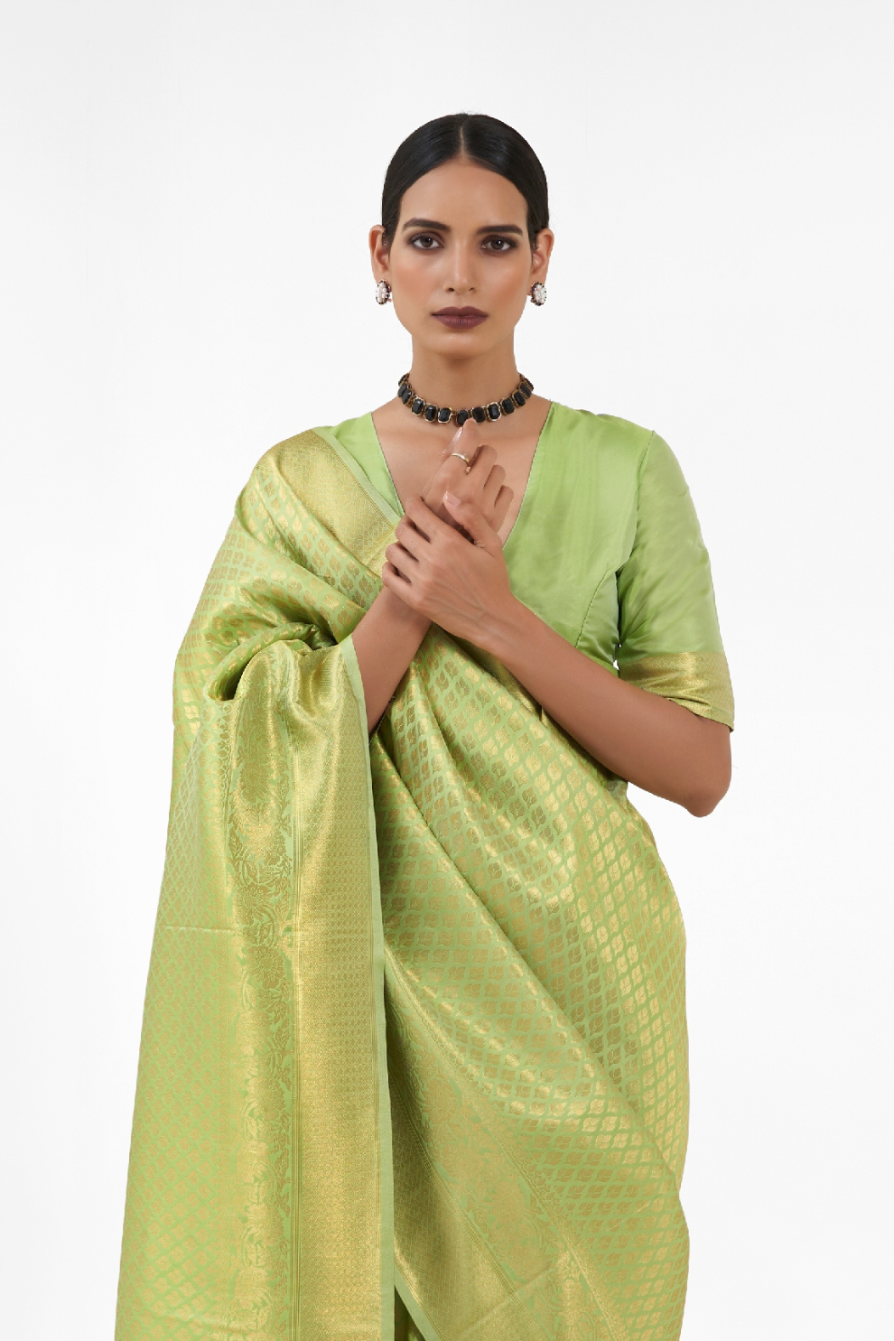 Handloom Woven Kanjivaram Silk Saree with Rich Traditional Design