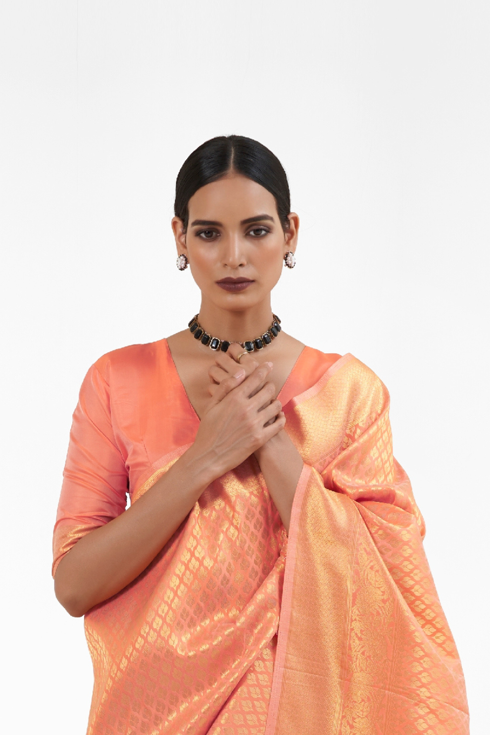 Handloom Woven Kanjivaram Silk Saree with Rich Traditional Design