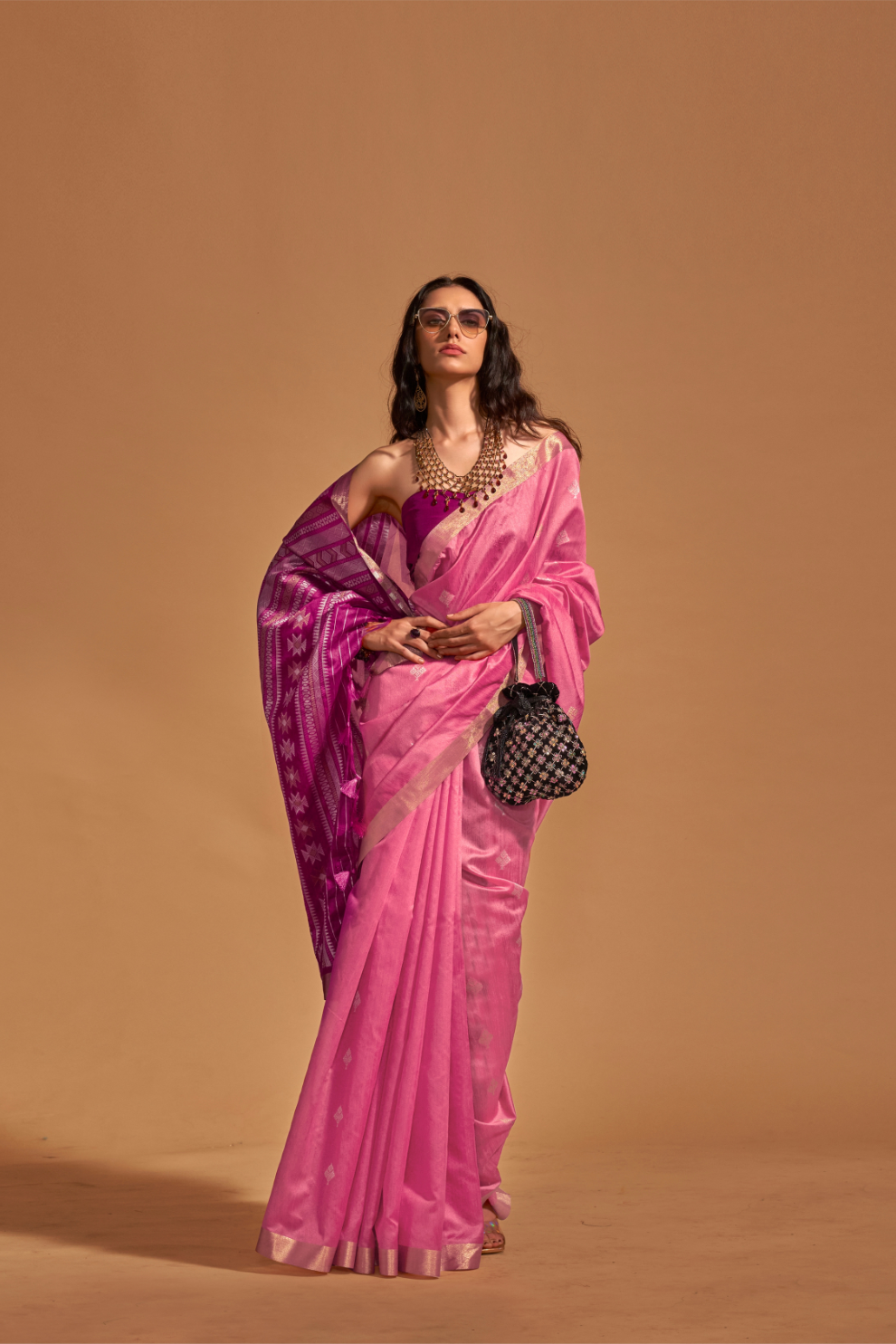 Handloom Weaving Silk Saree with Elegant Designer Finish
