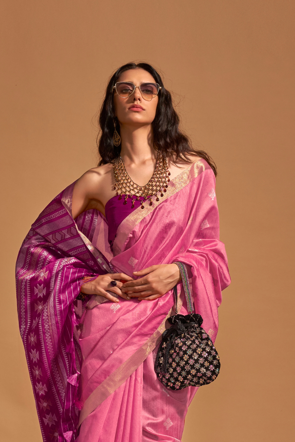 Handloom Weaving Silk Saree with Elegant Designer Finish
