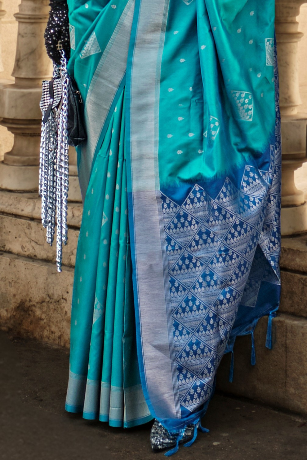 Banarasi Soft Silk Handloom Saree with Traditional Elegance